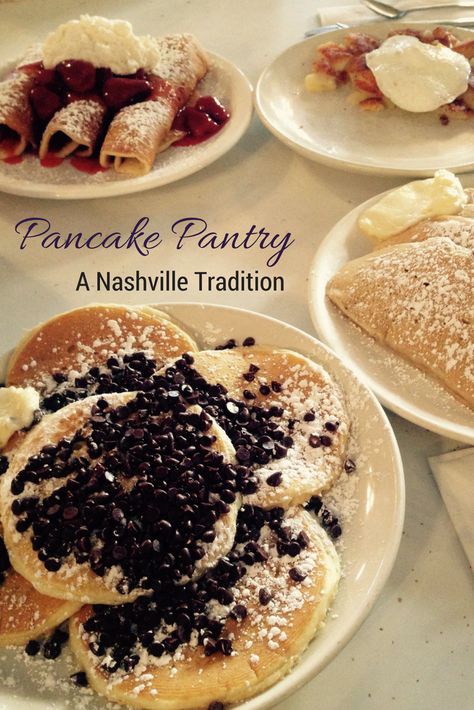 Pancake Pantry Nashville Recipes, Pancake Pantry Nashville, Pancake Pantry Gatlinburg, Tennessee Food, Nashville 2023, Catching Flights, Sweet Potato Pancakes, Usa Cities, American Road