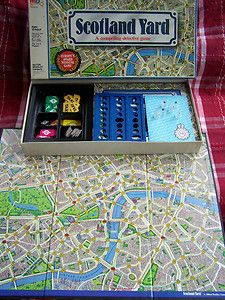 Scotland Yard Board Game. I remember playing this game. Yard Game, Old Board Games, Life Game, Dice Bags, Pub Games, Lets Play A Game, Scotland Yard, Vintage Board Games, Play Day