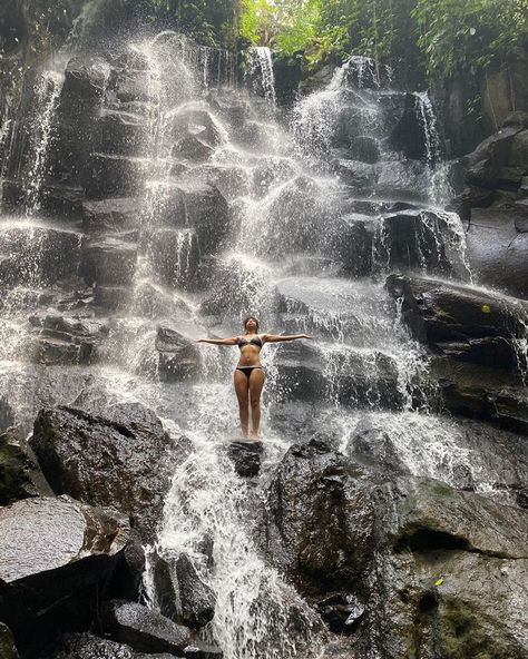 Khadi Da Don on Instagram: “Raaaaain on meeeeee looooord won’t you take this... who know the rest? 😂😂😂😂😂” Waterfall Picture Ideas, Bali Waterfalls, Travel Bali, Waterfall Pictures, Waterfall Photo, Bali Vacation, Waterfall Photography, Foto Tips, Asia Destinations