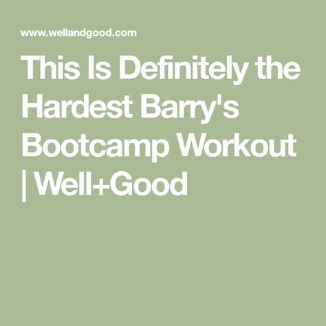 Barry’s Bootcamp Workout, Barrys Bootcamp Workout, Recovery Smoothie, Barrys Bootcamp, Boot Camp Workout, Cardiovascular System, Hard Workout, Mat Exercises, Fitness Studio