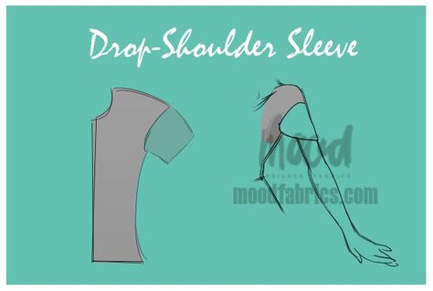 All About Sleeves | Mood Designer Fabrics Sewciety Blog | Bloglovin’ All About Sleeves, Sleeve Patterns, Mood Sewciety, Mood Designer Fabrics, Sewing Sleeves, Drop Shoulder Sleeve, Sewing Seams, Bodice Pattern, Upcycle Sewing