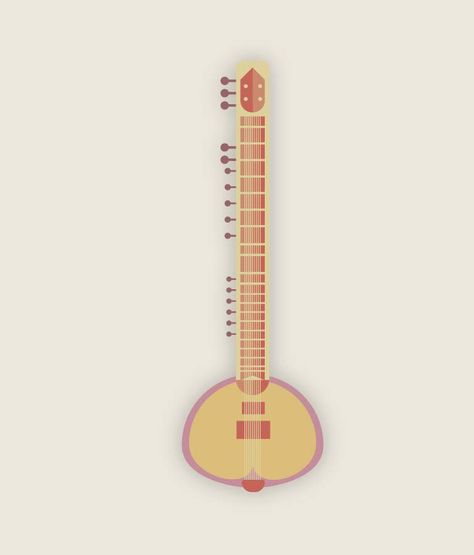 Download Free Sitar (Indian classical music instrument) Vector Illustration  https://www.divineworks.biz/free-downloads/  #free #downloads #graphicdesign #graphics #vectorillustration #vectorart #vectorgraphics #divineworks Png Files Free, Free Social Media Templates, Free Png Files, Indian Classical Music, Durga Painting, Mockups Free, Indian Music, Best Graphic Design, Free Vector Illustration