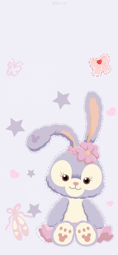 Stella Lou Drawing, Stella Lou Wallpaper, Stellalou Wallpaper, Wallpaper Iphone Cute Cartoon, Wallpaper Rabbit, Chat Wallpaper Whatsapp, Disney Phone Backgrounds, Stella Lou, Starry Night Wallpaper