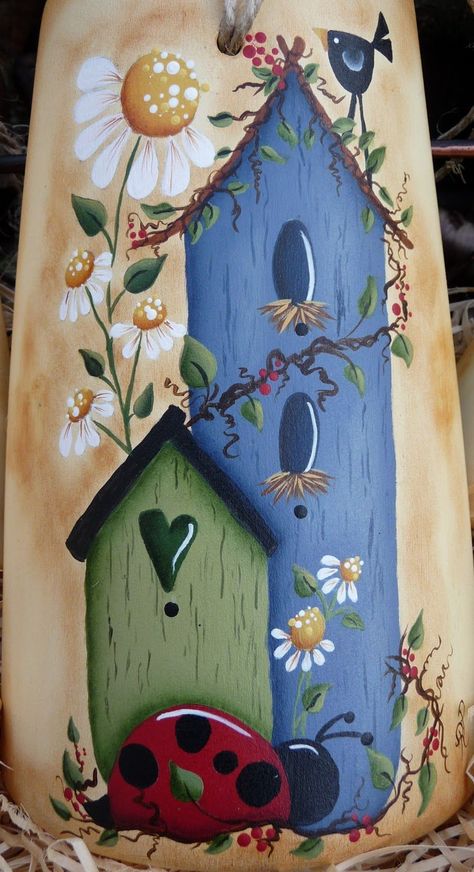 Canvas Art Painting Acrylic, Art Zine, Country Paintings, Spring Painting, Small Canvas Art, Simple Acrylic Paintings, Tole Painting, Art Painting Acrylic, Diy Canvas