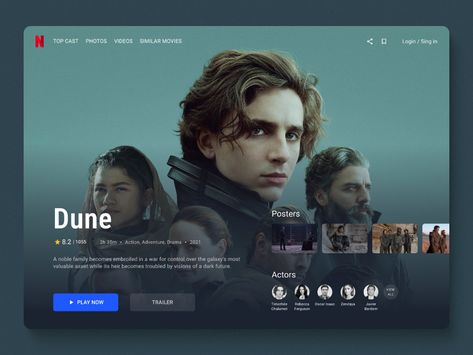 Cinema Site, Jewelry Website Design, Movie App, Movie Website, Directory Design, Ui Design Website, Game Interface, Graphic Design Lessons, Ui Design Inspiration