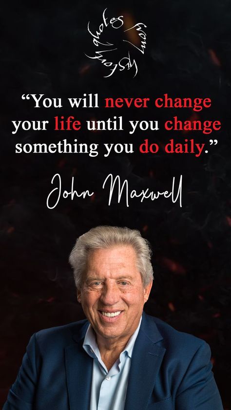 John Maxwell Quotes The Most Influential Person You've Never Heard Of

is an American author, speaker, and pastor who has written many books, primarily focusing on leadership. Titles include The 21 Irrefutable Laws of Leadership and The 21 Indispensable Qualities of a Leader

► Subscribe to our channel! → https://www.youtube.com/channel/UCf9Zr-9_ek3li180hsyWgTA?sub_confirmation=1
thanks for watching! Qualities Of A Leader, Maxwell Quotes, John Maxwell Quotes, John Maxwell, Men Quotes, Never Change, Famous Men, Leadership Quotes, Thanks For Watching