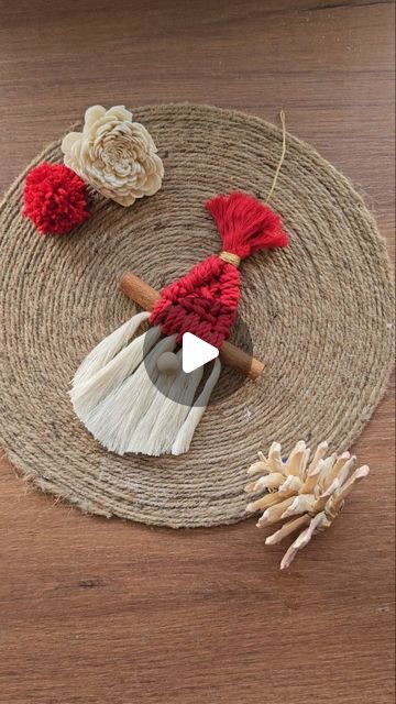 Amee's Crafts on Instagram: "Join me in creating this whimsical Macramé Gnome! 🎅✨️🎁 . Tutorial for beginners is available on my YT channel (link on bio)📌 . Few more parts for christmas decorations are coming soon.. Stay tunned😇 . #christmasdecor #christmas2023 #merrychristmas #christmas #christmasornaments #diychristmasdecorations #macramedecor #diymacrame #macramechristmas #gnome #diycrafts #handmade #handcrafted" Macrame Gnome, Coming Soon Stay Tuned, Gnome Tutorial, For Christmas Decorations, Square Knot, Yt Channel, Macrame Decor, Macrame Diy, Xmas Decorations