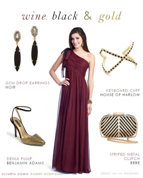 Wine Evening Gown | Dress For The Wedding Burgundy Dress Accessories, Wine Gown, Wine Evening, Vestidos Color Vino, Maroon Bridesmaid, Neon Prom Dresses, Burgundy Gown, Wine Colored Dresses, Burgundy Outfit