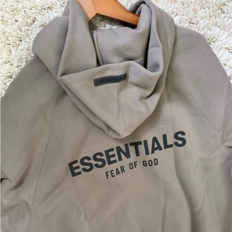 Essential fear of god hoodie clothes Essential Fear Of God Hoodie, Essential Hoodie Outfit, Christian Wishlist, Essential Fear Of God, Fear Of God Hoodie, Essential Sweatshirt, Essentials Hoodie, Essential Hoodie, Casual Ootd