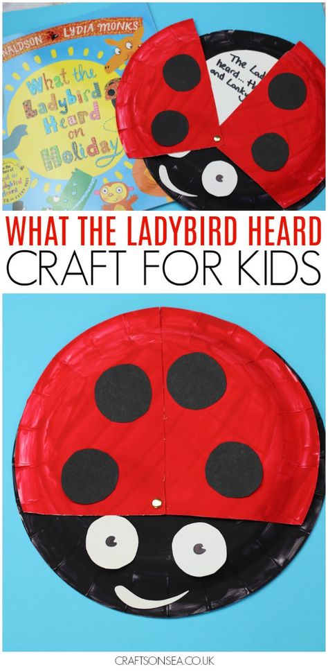 This What The Ladybird Heard craft is perfect as a literacy activity for kids but it can be easily adapted for an early years activity for kids too. This paper plate craft is perfect for kids who love Julia Donaldson and it's cheap to make too! #kidscrafts #kidsactivities #eyfs #earlyyears What The Ladybird Heard Activities, What The Ladybird Heard, Minibeasts Activities, Eyfs Ideas, Story Crafts, Insects Preschool, Paper Plate Craft, Story Sack, Eyfs Classroom