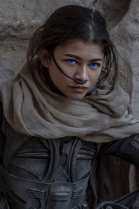 Chani Kynes, Chani Dune, Zendaya Dune, Dune Movie, Dune 2021, Blue