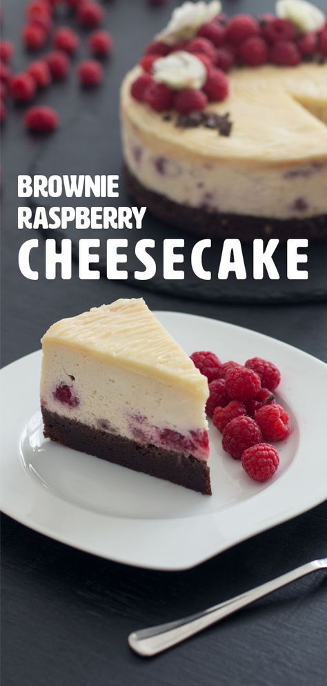 Raspberries Recipes, Brownie Raspberry, Grace Food, Biscotti Cheesecake, Cake Brownie, Cheesecake Recipes Classic, Cake Cheesecake, Raspberry Recipes, Salty Cake