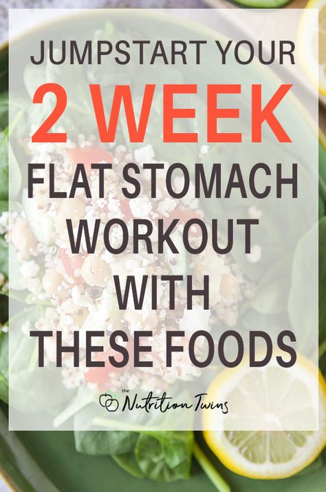 Jumpstart Your 2 Week Flat Stomach Workout with These Foods | These foods are perfect for a flat belly diet | Feel great, lose weight, get healthy with these delicious foods, find out why they work | For MORE RECIPES, fitness & nutrition tips please SIGN UP for our FREE NEWSLETTER www.NutritionTwins.com Flat Stomach In 2 Weeks, Flat Stomach Diet, Flat Belly Foods, Flat Stomach Workout, Belly Diet, Belly Fat Overnight, Flat Belly Diet, Workout For Flat Stomach, Flat Stomach