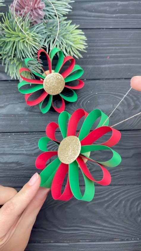 29K views · 217 reactions | Christmas Paper Craft Ideas 2023 #christmas #papercrafts #christmasdecor #tutorial #crafts #diy #homedecor #fyp #reels #usa #canada #craftideas | Origami Studio | Origami Studio · Original audio Christmas Tree Paper Craft, Christmas Paper Craft, Creative Christmas Crafts, Christmas Decorations Diy Crafts, Paper Christmas Ornaments, Paper Craft Ideas, Handmade Christmas Crafts, Easy Christmas Decorations, 2023 Christmas