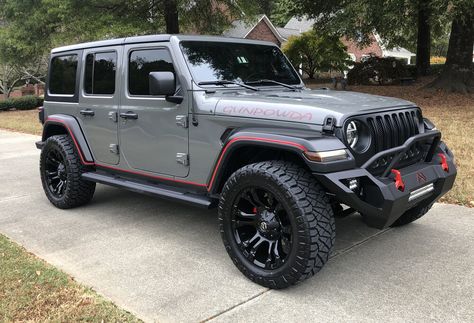 2019-Jeep-Wrangler — Dreamworks Motorsports Black Jeep Wrangler Unlimited, Custom Jeep Wrangler Unlimited, Red Armor, Bentley Mulliner, White Jeep Wrangler, Silver Jeep, Black Jeep Wrangler, Jeep Wrangler Forum, 2015 Jeep Wrangler Unlimited