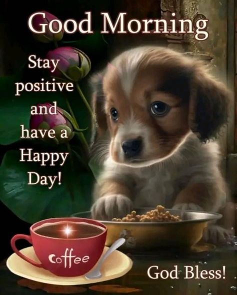 Good Morning Puppy, Good Morning Dog, Good Morning Animals, Good Morning Cat, Nice Thoughts, Happy Day Quotes, Good Night Funny, Good Morning Funny Pictures, Cute Good Morning Images