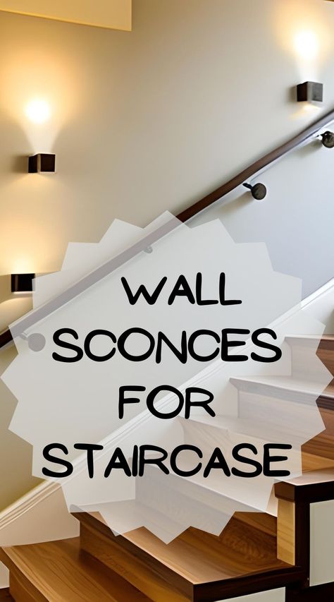 #WallSconces #StaircaseLighting #HomeDecor #InteriorDesign #LightingIdeas #AmbianceLighting #StylishDesigns #TrendingFixtures #SafetyFirst #DecorInspiration Wall Lights For Staircase, Basement Stairway, Stairway Wall, Stairwell Lighting, House Staircase, Basement Reno, Sconces Living Room, Skincare Secrets, Basement Stairs