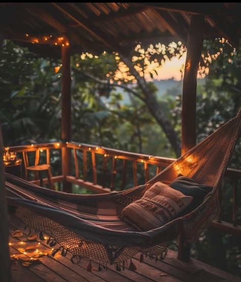 Golden hour, a hammock, and the gentle embrace of a summer breeze. There's nothing quite like savoring these peaceful moments as the sun dips below the horizon. 🌅 Cozy Hammock, Outdoor Dinner Parties, Peaceful Moments, Perfect Picnic, Backyard Makeover, Mountain Cabin, Mountain House, Summer Breeze, Cozy Room