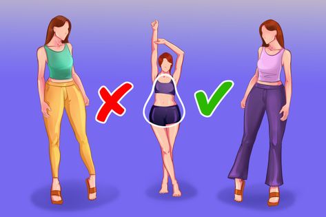 How to Choose Pants, According to Your Body Shape Body Shape Wear, Apple Body Type, Types Of Body Shapes, Slouchy Pants, Smaller Hips, Pear Body Shape, Body Shapewear, Shape Wear, Wide Waist