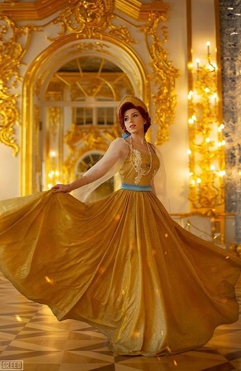 Anastasia Cosplay Anastasia Disney, Anastasia Cosplay, Disney Anastasia, Anastacia Disney, Anastasia Movie, Princess Anastasia, Cosplay Disney, Anastasia Dress, Disney Princess Cosplay