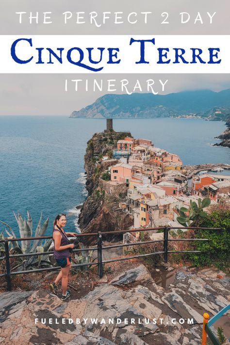 2 Days in Cinque Terre: Ultimate Itinerary + Perfect Hiking Guide Cinque Terre Itinerary, Coloured Houses, Long Weekend Trips, Cinque Terre Italy, Explore Italy, Hiking Guide, Seaside Village, Italy Travel Tips, Italy Travel Guide