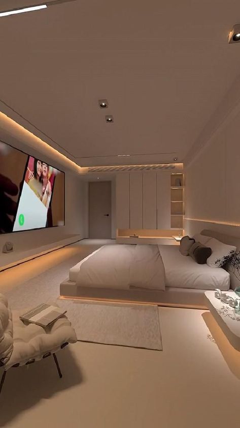 Unique Bedroom Design, Modern Reception, Bedroom Interior Design Luxury, Smart Home Design, Dream House Rooms, Luxury Rooms, Room Makeover Bedroom, Dream House Interior, Master Bedrooms Decor