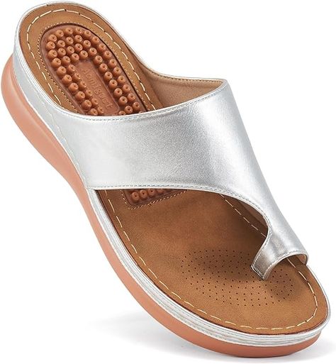 Limited time deal $34.19 (10% Off)(List price: $37.99) Aomigoct Sandals for Women Wedge Shoes: Comfortable Orthopedic Sandals Womens Dressy Summer Flip Flops Casual Walking Women Wedge Shoes, Orthopedic Flip Flops, Slip-on Wedge Sandals With Removable Insole For Beach, Slip-on Synthetic Wedge Sandals With Removable Insole, Comfortable Walking Sandals, Adjustable Slip-on Synthetic Wedge Sandals, Medium Width Open Toe Wedge Sandals With 4-inch Heel, Orthopedic Sandals, Summer Flip Flops