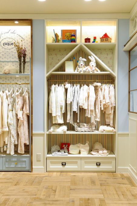 Baby Store Display, Kids Clothing Store Design, Kids Play Spaces, Kids Toy Store, Gelato Pique, Clothing Store Interior, Clothing Store Design, Childrens Shop, Childrens Clothing Stores