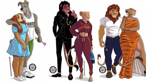 Disney Characters Genderbend, Lion King Characters, Balto And Jenna, The Lion King Characters, Lion King Pictures, Human Version, Lion King Fan Art, Disney Crossover, Disney Paintings