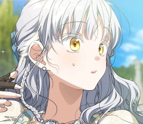 Anime White Hair Yellow Eyes, Angel Moodboard, Moon Sisters, Queen Anime, Golden Eyes, White Eyes, Yellow Hair, Anime Princess, Yellow Eyes