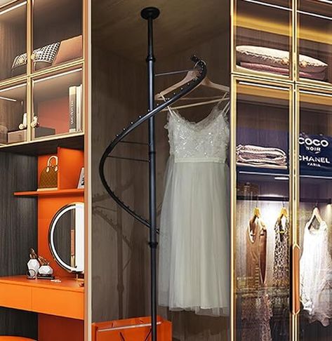 ✨Wardrobe 360 Degree Rotating Hanger✨ Rotating Wardrobe Closet, Spinning Closet Organizer, Rotating Hanger Wardrobe, Spinning Wardrobe, Multi Hanger Clothes, Corner Closet Organizer, Display Hangers, Boho Closet, Industrial Clothing Rack