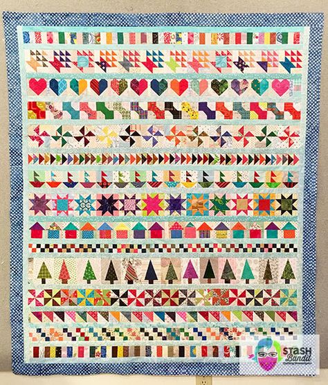 make extraordinary scrap quilts » Stash Bandit Diane Harris Quilt, Bitty Blocks Quilt, Row Quilts Ideas Free Pattern, Row Quilt Patterns, Row By Row Quilts Ideas, Row Quilts Ideas, Stash Bandit, Row Quilts, Quilt Borders