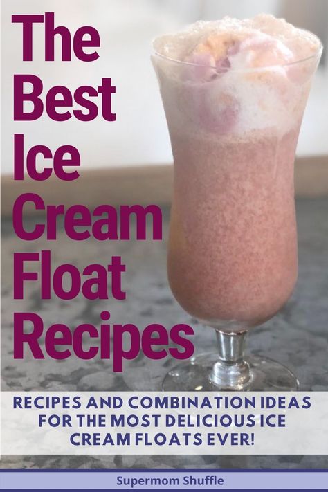 Ice Cream Float Bar, Ice Cream Float Recipes, Ice Cream Float, Float Recipes, Soda Floats, Ice Cream Shake, Quick Baking, Soda Flavors, The Best Ice Cream