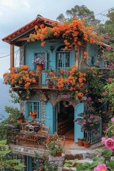 Character Flower House Vibe, Flower Pizza, Artsy Apartment, Rose Core, Maximalist House, Before After Design, House Reference, Converted Church, Hippie Garden