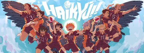 Haikyuu Banner, Haikyuu Tumblr, Volleyball Wallpapers, Volleyball Wallpaper, Sugawara Koushi, Volleyball Quotes, Haikyuu Volleyball, Haikyuu Karasuno, Haikyuu Wallpaper