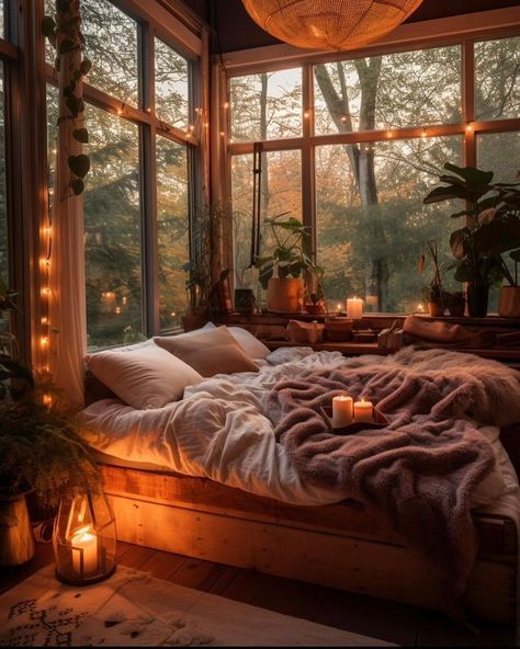 38 Cozy Bedroom Ideas - Home Soils Bedroom Sanctuary Ideas, Calming Color Schemes, Bedroom Aesthetic Cozy, Cozy Loft, Living Space Ideas, Cozy Rooms, Cozy Bedroom Ideas, Calming Bedroom, Cosy Bedroom