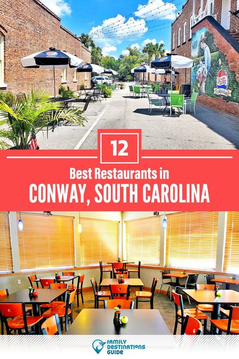 Want to see the best restaurants in Conway, SC? We’re FamilyDestinationsGuide, and we’re here to help: From incredible brunch spots and amazing places to eat dinner, to local foodie spots and hidden gems, discover the BEST Conway restaurants - so you get memories that last a lifetime! #conway #conwayrestaurants #restaurantsinconway #bestrestaurantsinconway #placestoeatconway Conway South Carolina, Conway Sc, South Carolina Travel, Cyprus Greece, Emperors New Groove, Family Destinations, Brunch Spots, On The Road Again, Great Food