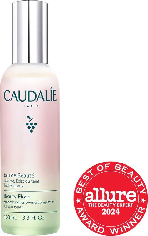 Caudalie Beauty Elixir Prep, Set, Glow Face Mist 3.3 oz/ 100 mL Caudalie Beauty Elixir, Glow Face, Beauty Elixir, Face Mist, Mist, Health And Beauty, Health, Beauty