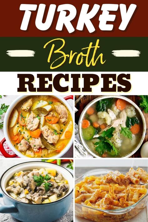 Bone Broth Turkey Soup, Turkey Stock Uses, Turkey Bone Broth Soup Recipes, Turkey Broth Recipes Dinners, Turkey Bone Broth Recipe Crock Pot, Recipes With Turkey Broth, What To Make With Turkey Broth, Soup With Turkey Broth, Turkey Bone Broth Soup