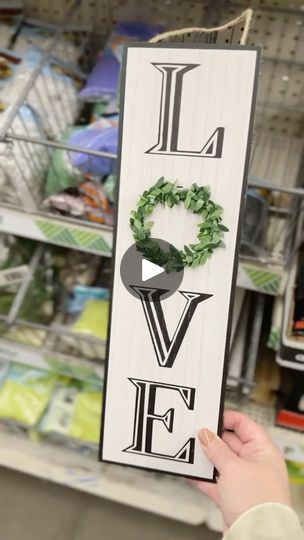 161K views · 3.8K reactions | 🫶🏼🤎VIRAL Dollar Tree LOVE Sign Makeover-Rerun | 🤎VIRAL Dollar Tree LOVE Sign Makeover-Rerun  🫶🏼Enjoy! Lesson Here….You can make anything a bit more your style with some simple crafty techniques! | By Hammons NestFacebook 2024 Dollar Tree Crafts, Dollar Tree Valentines Diy Ideas 2024, Dollar Tree Valentines 2024, Dollar Tree Crafts Valentines Home Decor, Dollar Tree Merry Sign With Deer, Dollar Tree Love Sign Diy, Hammons Nest, Dessert Gifts, Tree Signs