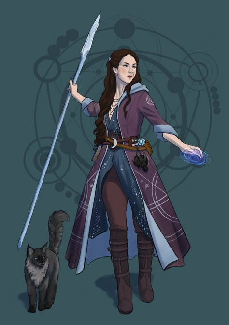 https://www.artstation.com/artwork/aRqlq8 Aasimar Wizard, Bus Photo, Roleplay Characters, Dungeons And Dragons Characters, Dnd Art, Fantasy Inspiration, Character Creation, Fantasy Clothing, Fantasy Fashion