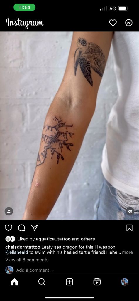 Weedy Sea Dragon Tattoo, Leafy Sea Dragon Tattoo, Sea Dragon Tattoo, Weedy Sea Dragon, Leafy Sea Dragon, Sea Dragon, Dragon Tattoo, Simple Tattoos, Tattoos And Piercings