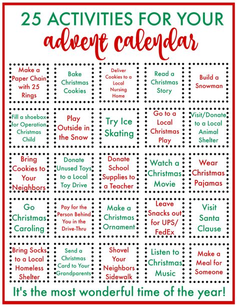 If you're looking for an alternative to the traditional chocolates each day of Advent, try out these ideas for service projects and family activities all December long!   #Step2 #ad #Advent #AdventCalendar #Family Paper Craft Ideas For Kids, Nurse Cookies, Kindness Elves, Activity Printables, Christmas Skating, Advent Calendar Activities, Printable Advent Calendar, Calendar Activities, Advent Activities