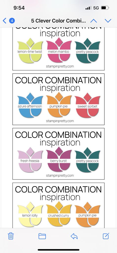 Colour Inspiration, Lemon Lime, Pumpkin Pie, Color Combos, Color Inspiration, Color Combinations, Color Block, Stampin Up, Color Palette