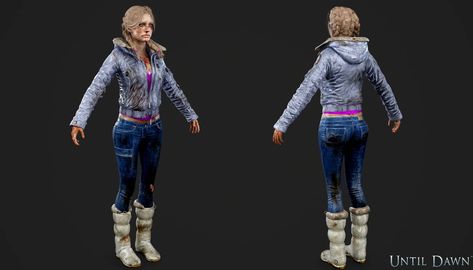 Jessica Until Dawn, Until Dawn Jessica, Heroes Of The Storm, Until Dawn, Outfit Png, Winter Lookbook, Lara Croft, Character Modeling, Drawing Poses