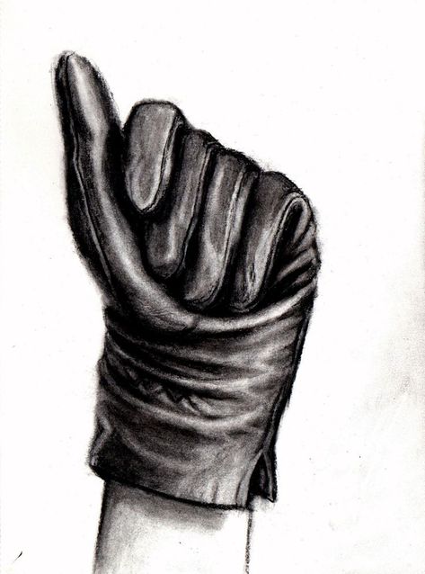 charcoal pencil Leather Gloves Drawing, Gloves Drawing, Charcoal Pencil, Stage Outfits, Leather Gloves, Ink Drawing, Leather Glove, Pencil Drawings, Gloves