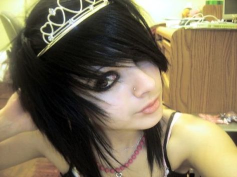 oh gosh Makeup 2000s, Emo Girl, A Girl, Vanity, Google Search, Makeup, Hair, Black, Make Up