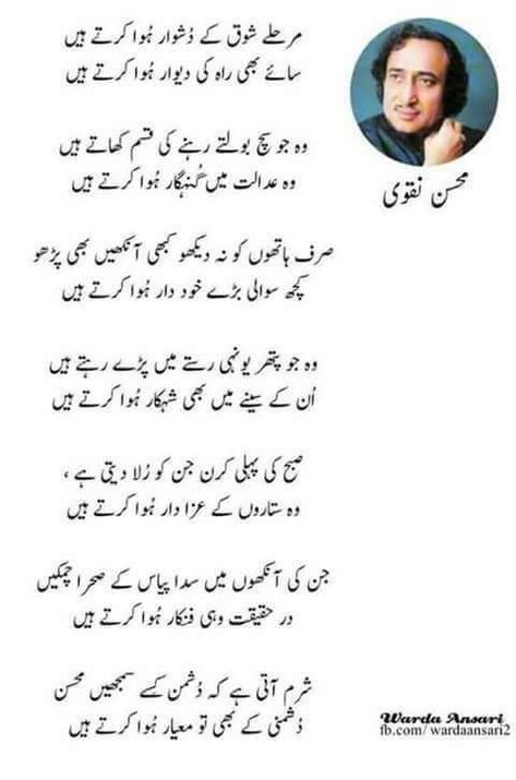 Mohsin Naqvi Wise Quotes Wisdom, Mohsin Naqvi Poetry, Mohsin Naqvi, Nice Poetry, Romantic Poetry Quotes, Urdu Funny Poetry, Poetry Ideas, I Love Her Quotes, Soul Poetry