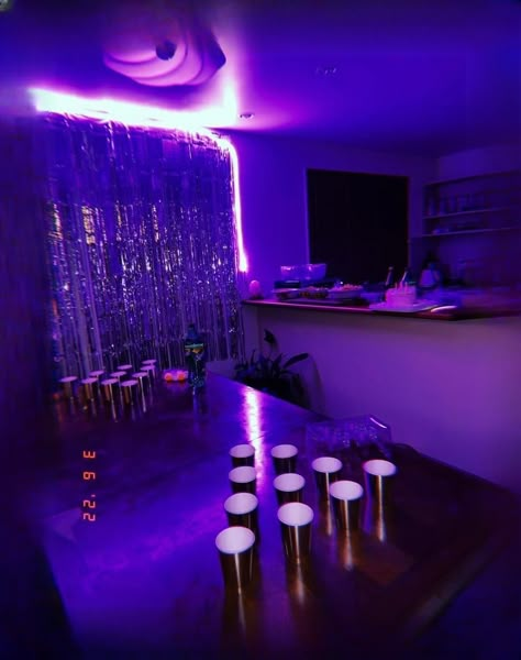 [PaidLink] 61 Euphoria Party Decoration Tips To Try Out At Once #euphoriapartydecoration Lila Party, 14th Birthday Party Ideas, Euphoria Party, 15th Birthday Party Ideas, 18th Birthday Party Themes, Purple Birthday Party, Sweet Sixteen Birthday Party Ideas, 18th Birthday Decorations, Glow Birthday Party