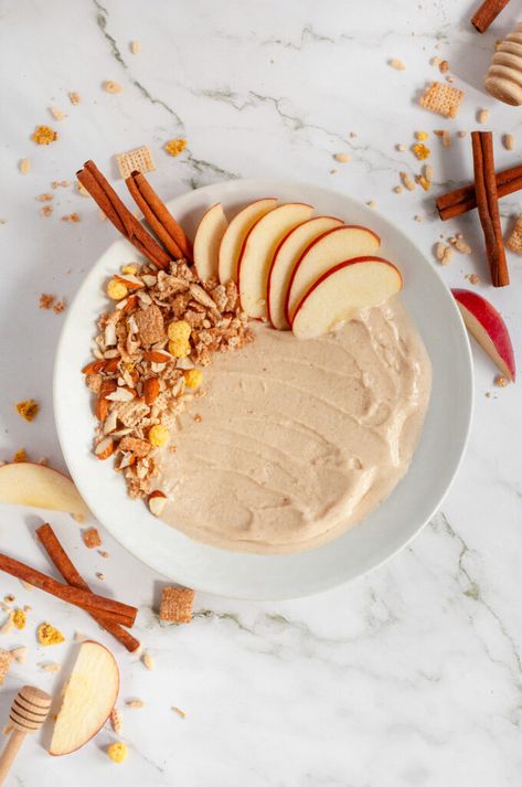 Apple Pie Smoothie Bowl Apple Smoothie Bowl, Healthy Apple Pie Smoothie, Creamy Chicken And Rice Soup, Paleo Sweet Potato Casserole, Paleo Apple Pie, Caramel Apple Pops, Maple Vinaigrette, Almond Milk Yogurt, Apple Pie Smoothie